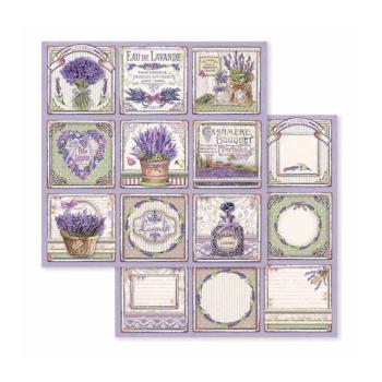 Stamperia - Designpapier "Provence" Paper Pack 8x8 Inch - 10 Bogen