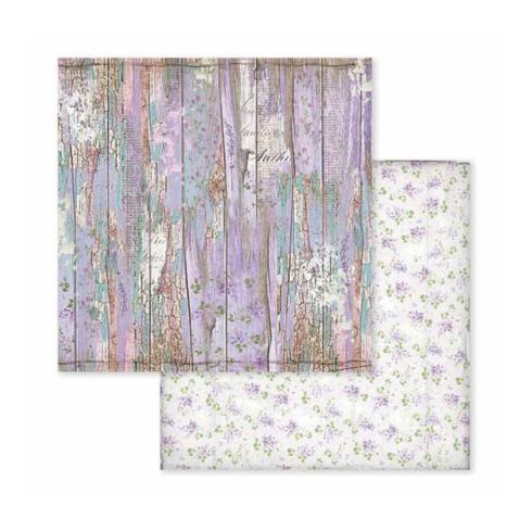 Stamperia - Designpapier "Provence" Paper Pack 8x8 Inch - 10 Bogen