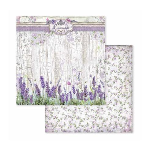 Stamperia - Designpapier "Provence" Paper Pack 8x8 Inch - 10 Bogen