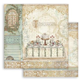 Stamperia - Designpapier "Sleeping Beauty" Paper Pack 8x8 Inch - 10 Bogen