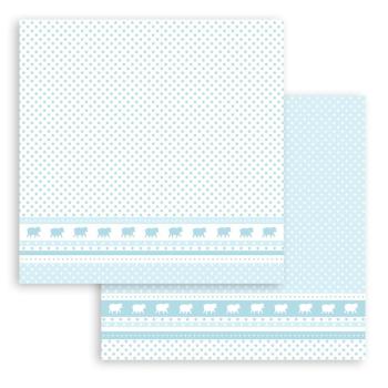 Stamperia - Designpapier "Babydream Blue" Paper Pack 8x8 Inch - 10 Bogen