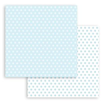 Stamperia - Designpapier "Babydream Blue" Paper Pack 8x8 Inch - 10 Bogen