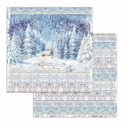 Stamperia - Designpapier "Winter Tales" Paper Pack 6x6 Inch - 10 Bogen