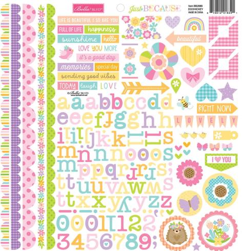 Bella BLVD - Designpapier "Just Because" Collection Kit  