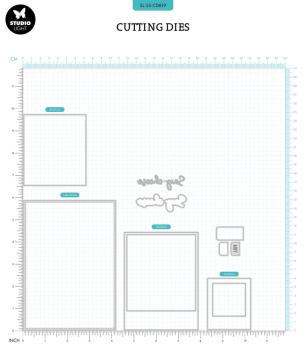 Studio Light - Stanzschablone "Polaroid" Dies