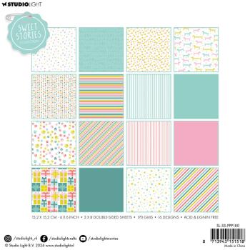 Studio Light - Designpapier "Birthday" Paper Pack 6x6 Inch - 24 Bogen