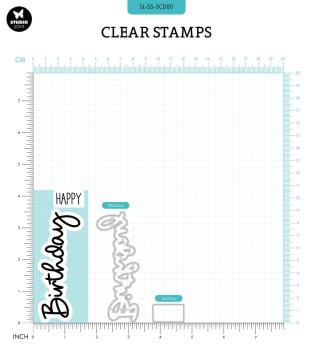 Studio Light - Stempel & Stanzschablone "Happy Birthday" Stamp & Dies