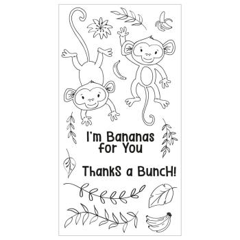 Sizzix - Stempelset "Going Bananas" Clear Stamps Design by Catherine Pooler