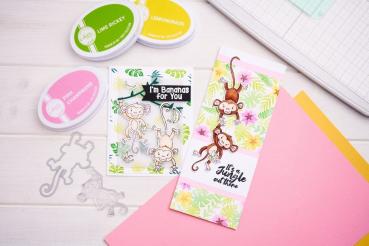 Sizzix - Stempelset "Going Bananas" Clear Stamps Design by Catherine Pooler