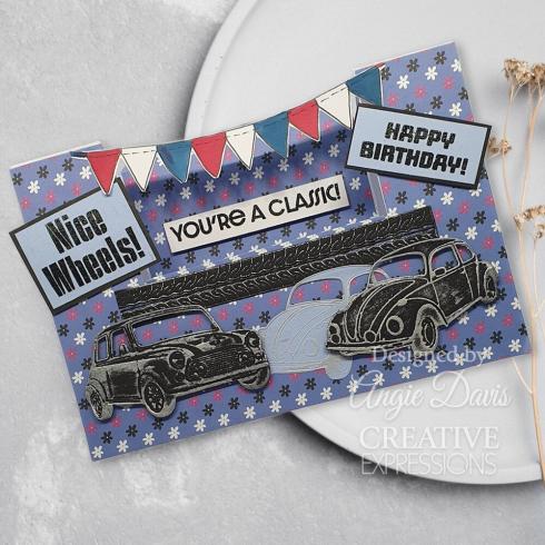 Creative Expressions - Stanzschablone "Dream Car Collection Classic Cars" Craft Dies Design by Sue Wilson