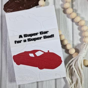 Creative Expressions - Stempelset A5 "Super Cars" Clear Stamps