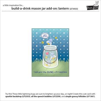 Lawn Fawn - Stanzschablone "Build-a-drink Mason Jar" Add-on Die