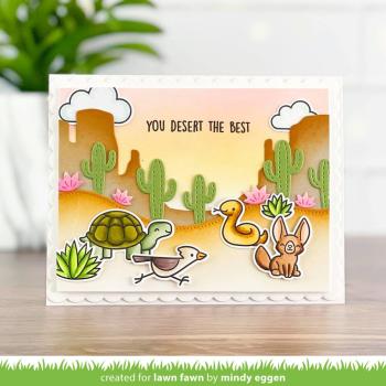 Lawn Fawn - Stempelset "Critters In The Desert" Clear Stamps