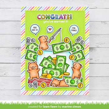 Lawn Fawn - Stempelset "How You Bean? Money Add-on" Clear Stamp Add-On