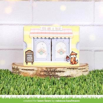 Lawn Fawn - Stanzschablone "Ta-da! Diorama! Shop" Add-on Die