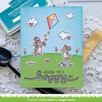 Lawn Fawn - Stempelset "Whoosh, Kites!" Clear Stamps