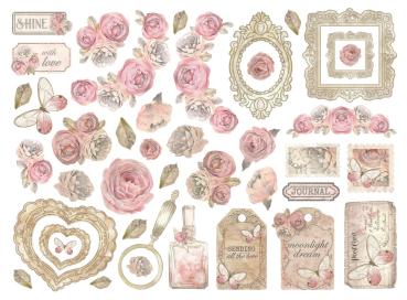 Stamperia - Stanzteile "Shabby Rose" Die Cuts