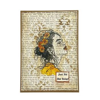 IndigoBlu - Gummistempel Set "Florence" A6 Rubber Stamp