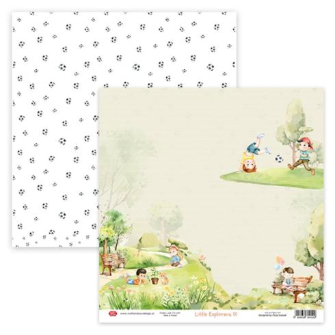 Craft & You Design - Designpapier "Little Explorers" Creative Set 12x12 Inch - 12 Bogen