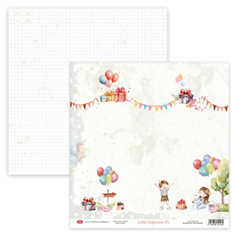 Craft & You Design - Designpapier "Little Explorers" Creative Set 12x12 Inch - 12 Bogen