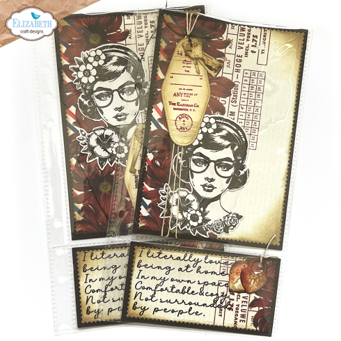 Elizabeth Craft Designs - Stanzschalone "Postage Stamps Pocket Page Fillers 1 - Full Size" Dies