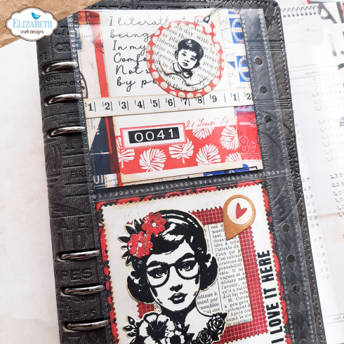 Elizabeth Craft Designs - Stempel & Stanzeschablone "Frida at Home" Stamp & Dies