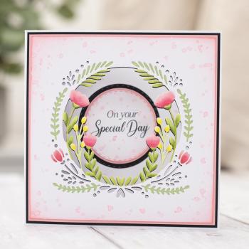 Crafters Companion - Stempelset & Stanzschablone "On Your Special Day" Stamp & Dies