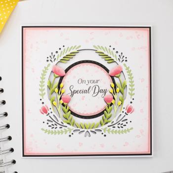 Crafters Companion - Stempelset & Stanzschablone "On Your Special Day" Stamp & Dies
