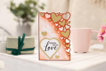 Crafters Companion - Stanzschablone "Lovely Hearts" Dies