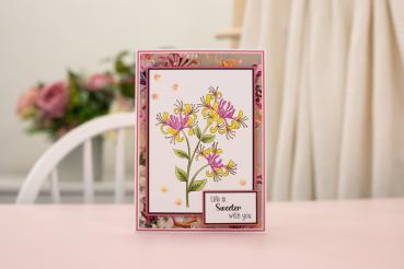 Crafters Companion - Stempel "Honeysuckle Flower" Clear Stamps
