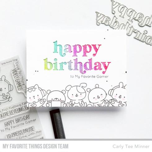 My Favorite Things - Stempelset "Game On!" Clear Stamps