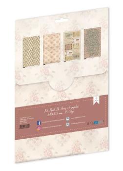 Papers For you - Decoupage Papier "L'Atelier III" Rice Paper Kit - 4 Bogen