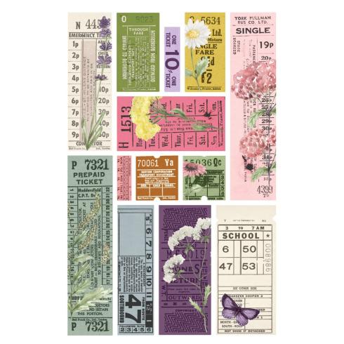 Simple Stories - Aufkleber "Simple Vintage Meadow Flowers" Sticker Book