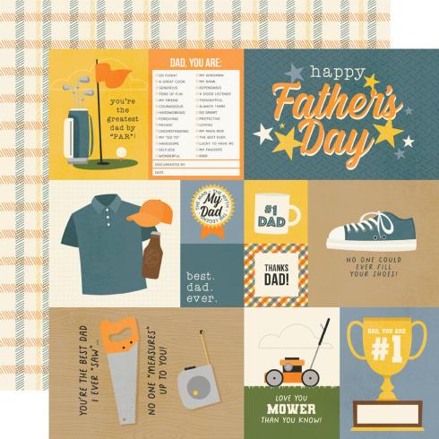 Simple Stories - Collections Kit "Father's Day" 12 Bogen Designpapier