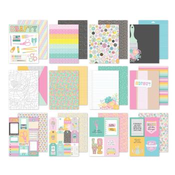 Simple Stories - Designpapier "Crafty Things" Paper Pack 6x8 Inch - 24 Bogen