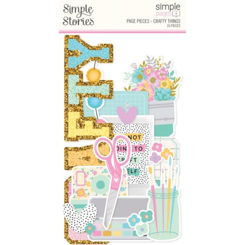 Simple Stories - Collectors Essential Kit "Crafty Things" 12 Bogen Designpapier
