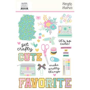 Simple Stories - Transfer Sticker "Crafty Things" Rub Ons