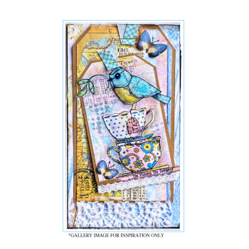 Crafty Individuals - Gummistempel "Blue Tit" Unmounted Rubber Stamps 