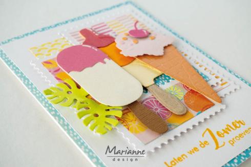 Marianne Design - Präge- und Stanzschablone "Popsicles" Creatables Dies