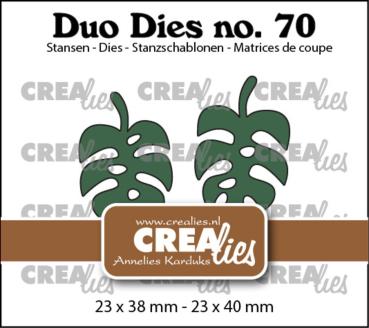 Crealies - Stanzschablone "No. 70 Botanical Leaves" Duo Dies