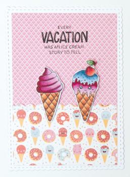 Creative Craft Lab - Studio Light - Friendz Designpapier "I Scream You Scream " Paper Pack 21x14,8 cm - 36 Bogen