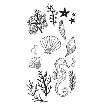 Sizzix - Stempelset "Ocean Elements" Clear Stamps Design by Lisa Jones