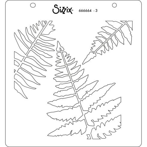 Sizzix - Schablone "Fern" Layered Stencil