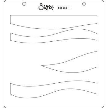 Sizzix - Schablone "Sea Scape" Layered Stencil