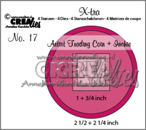 Crealies - Stanzschablone "Artist Trading Coin and Inchie" X-tra Dies
