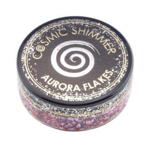 Cosmic Shimmer - Vergoldungsflocken "Blissful Berry" Aurora Flakes 50ml
