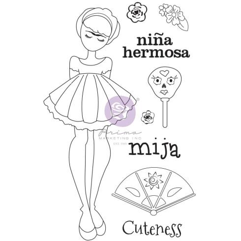 Prima Marketing - Stempelset "Mija" Cling Stamp
