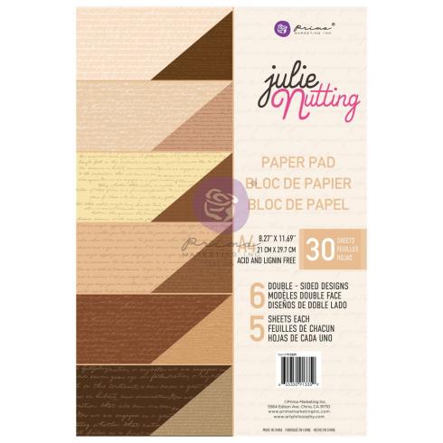 Prima Marketing - Designpapier "Julie Nutting Skin Tones" Paper Pack A4 - 30 Bogen