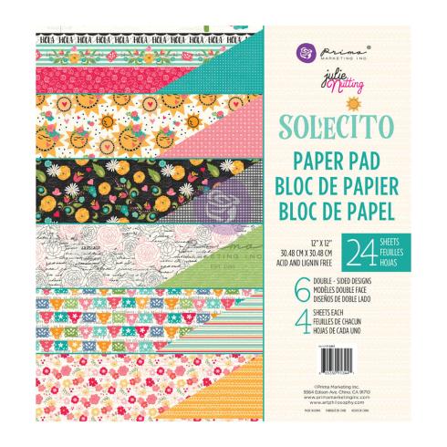 Prima Marketing - Designpapier "Julie N Solecito" Paper Pack 12x12 Inch - 24 Bogen