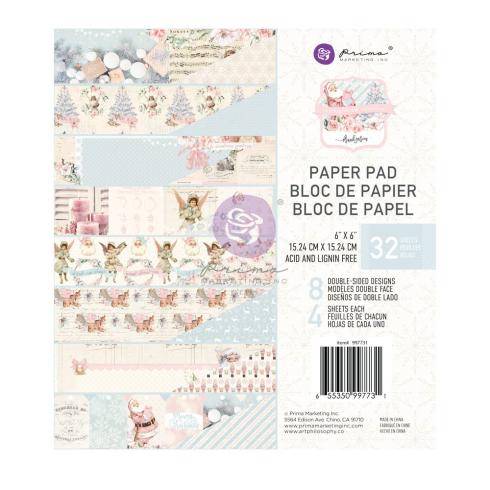 Prima Marketing - Designpapier "Christmas Sparkle" Paper Pack 6x6 Inch - 32 Bogen